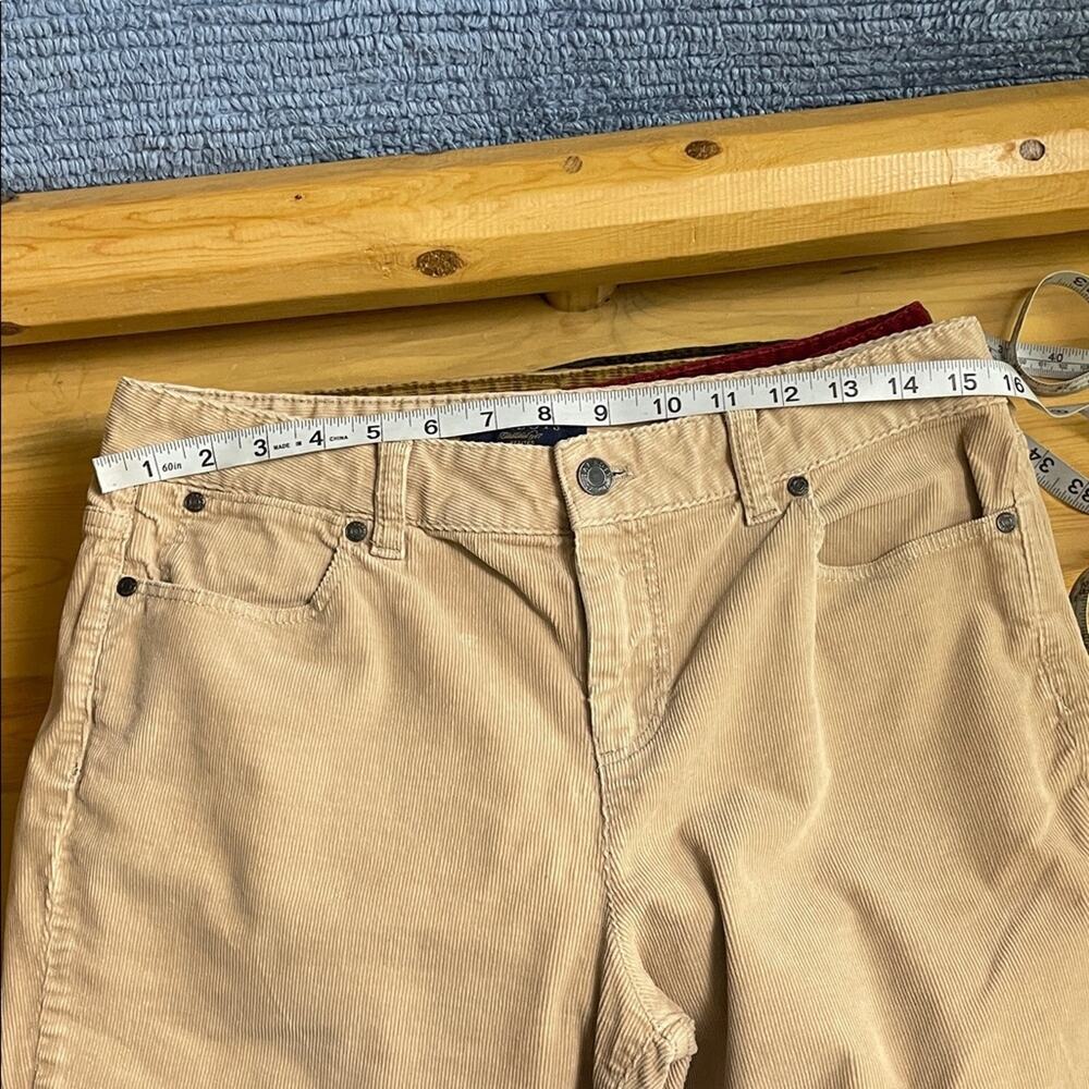 Bundle of Talbots Corduroy Pants in Tan, Burgundy, Mustard and Brown Women's 10P - Picture 14 of 15